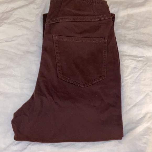Flare denim pants | size 5 | brown-plum - Picture 4 of 8